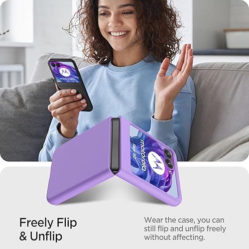 Vista 171 de Miimall Funda delgada para Galaxy Flip 7 con protector de pantalla integrado, grado militar, a prueba de golpes, a prueba de caídas, antiarañazos