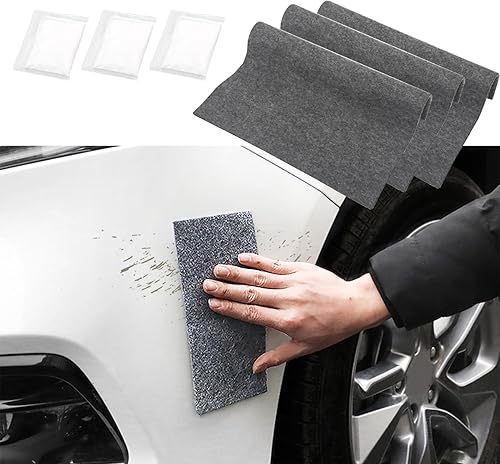 3 piezas de paño removedor de arañazos de coche, paño nano para arañazos de coche, paño de reparación de arañazos mágico, paño de pulido de arañazos