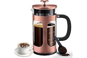 Bialetti Cuivre French Press Coffee Tea Maker - Indulge in the Simplicity...