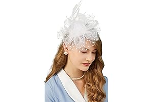 Charming Bridal Hat Fascinator for Kentucky Derby