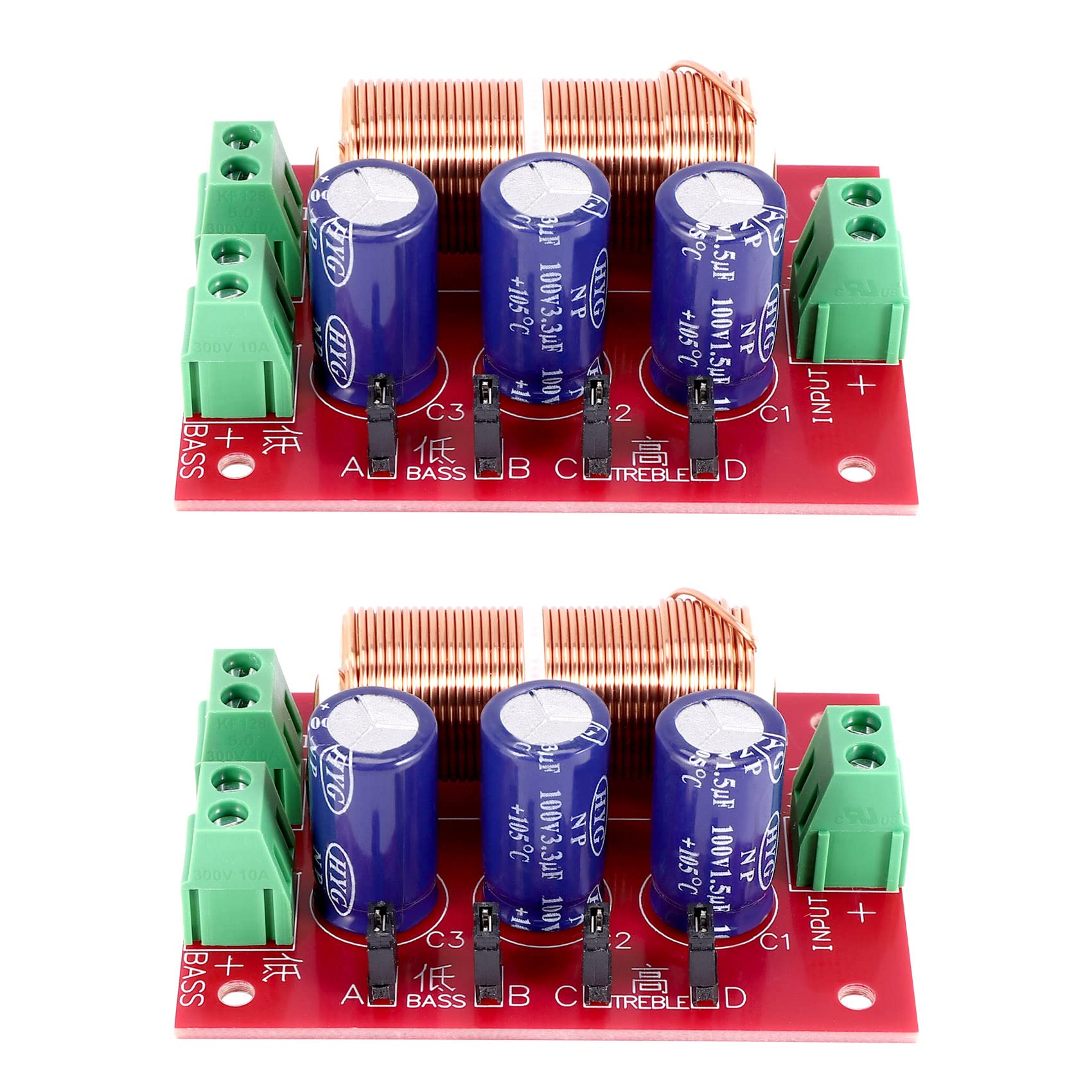 YLY-2088 Audio Frequenza Divisore 400W Regolabile 2 vie Filtro crossover per gamma di frequenza e alta