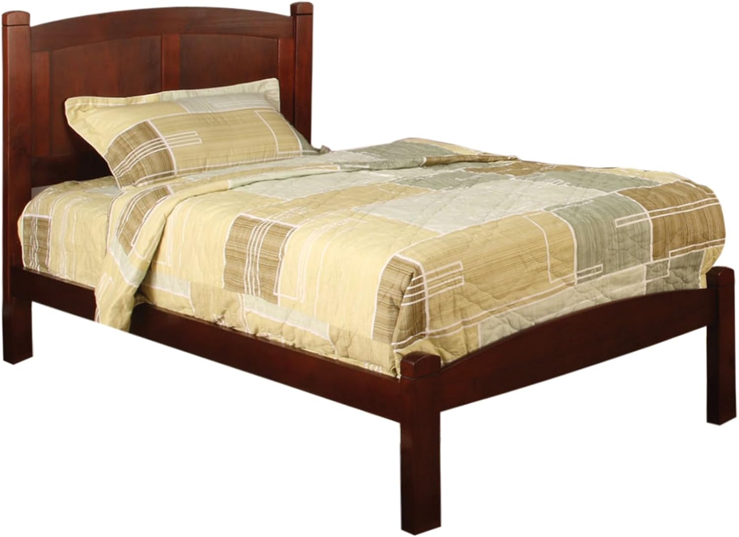 Furniture of America Galen Cherry Platform Bed, Twin