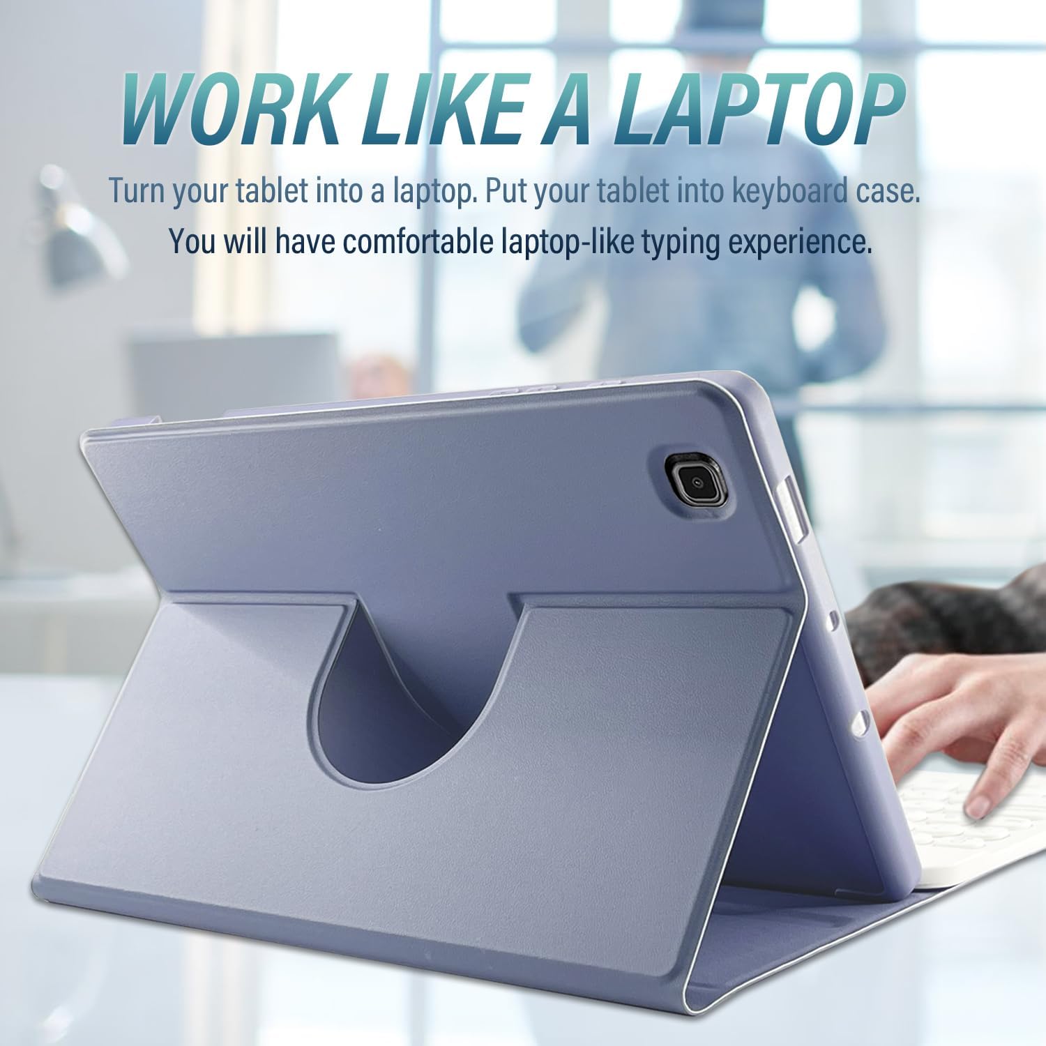 Backlit Keyboard Case for Samsung Galaxy Tab S6 Lite 10.4 Inch 2022/2020, Wineecy 7 Color Light Detachable Wireless Keyboard with 360 Rotatable Case for Galaxy Tab S6 Lite 10.4",SM-P610/P613/P615/P619