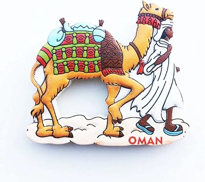 UAE Camel Oman Magnet Travel Souvenir 3D Resin Collection Gift Fridge Refrigerator Magnet