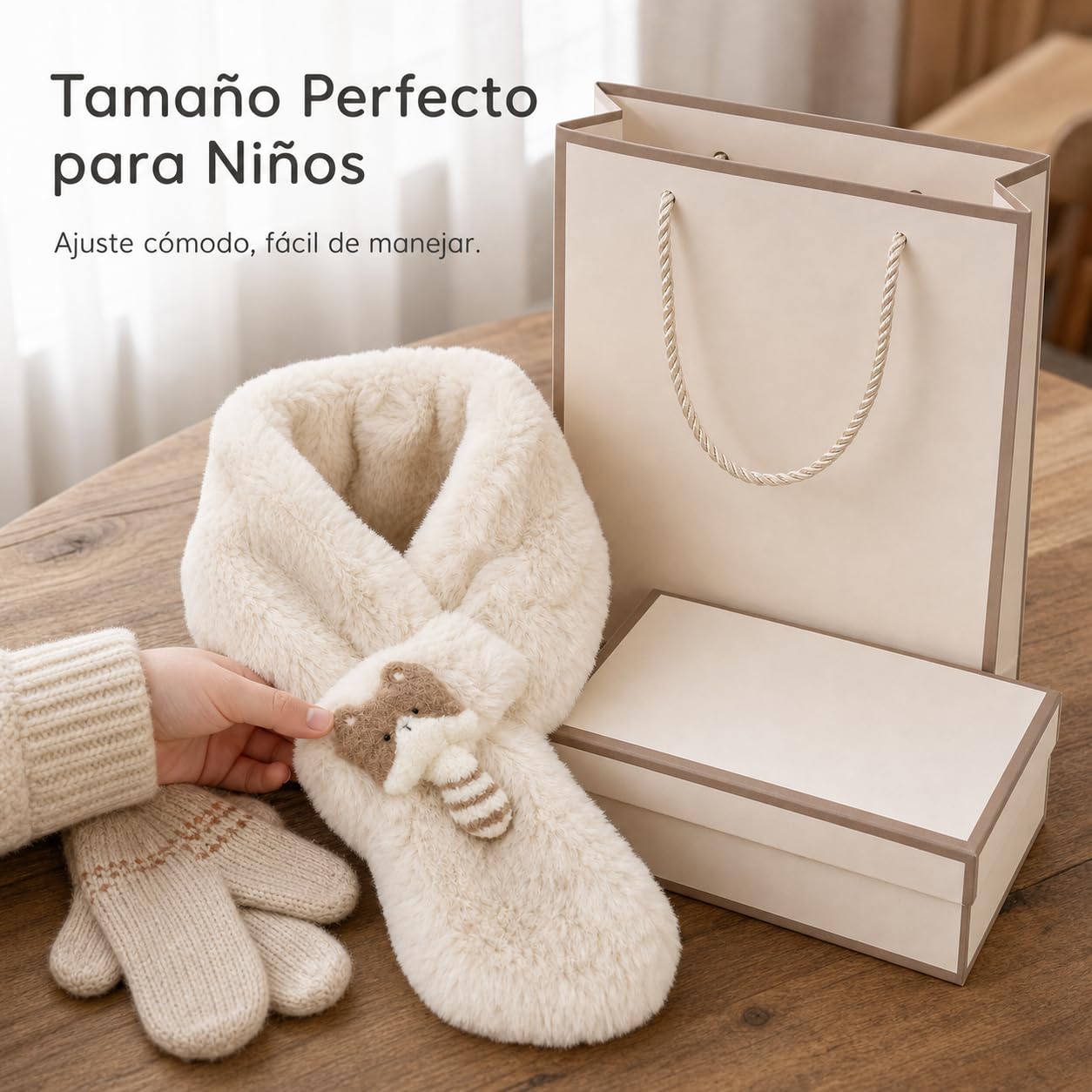 Bufanda Invierno Diseño Animales