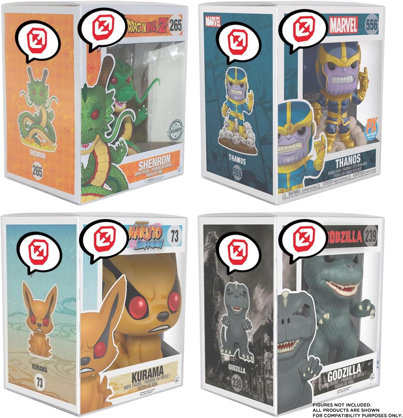 Amazon.co.jp: EVORETRO ポッププロテクターケース 6インチ Funko Pop