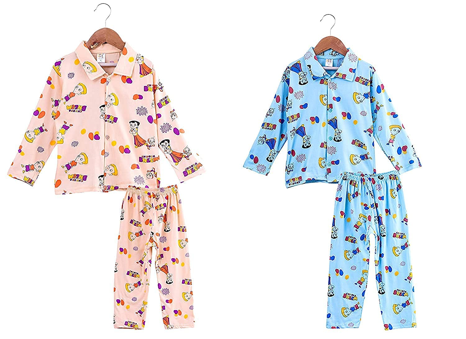 SEE FIT Baby Boy's & Baby Girl's Cotton Abstract Print Night Suit Set Pack of 2 - Review, Price and Buying Guide