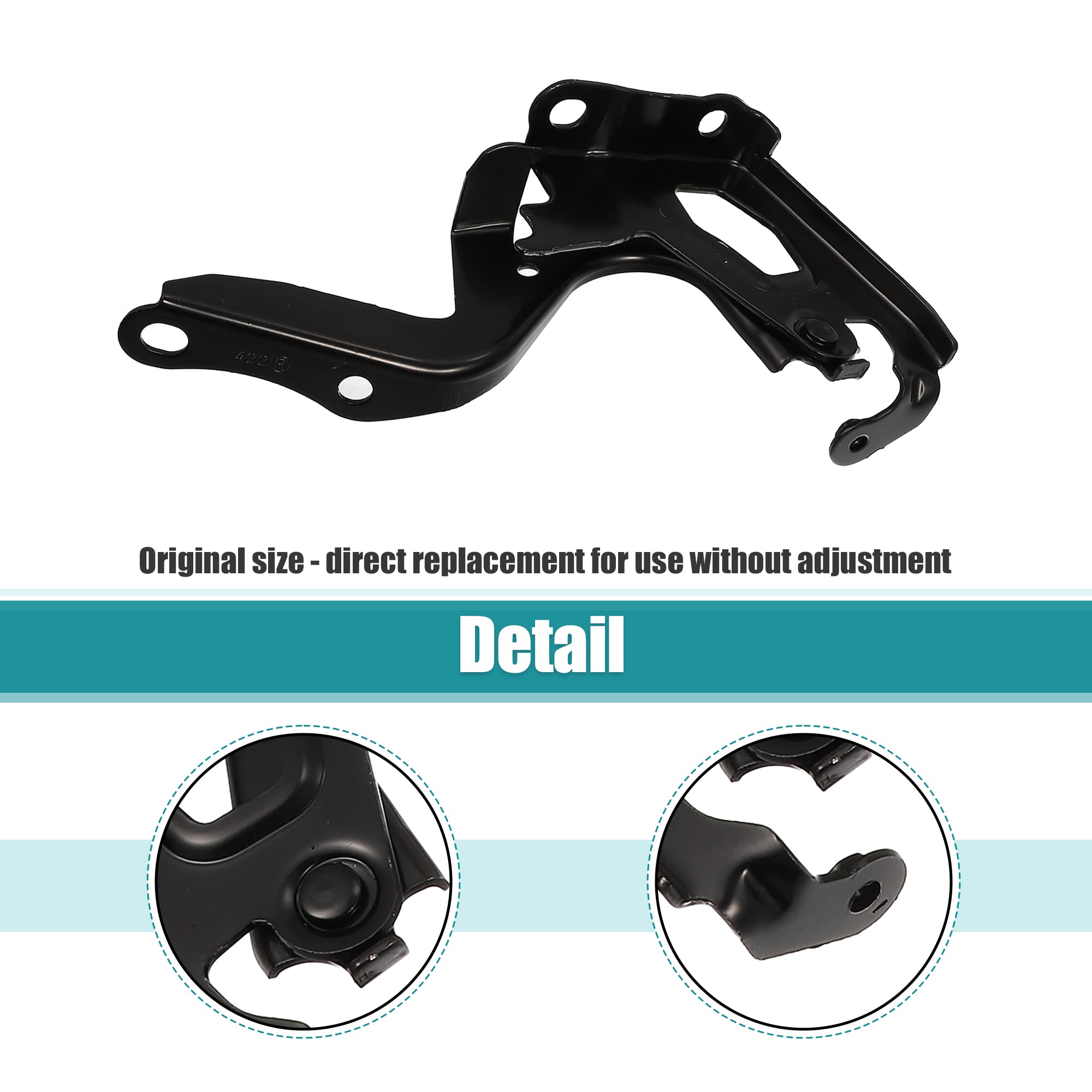 Hood Hinges New Set Of 2 For Nissan Altima 2007-2013 - Driver & Passenger Side Pair - Evan-Fischer Brand Jeep Hood Hinges - Foto 4