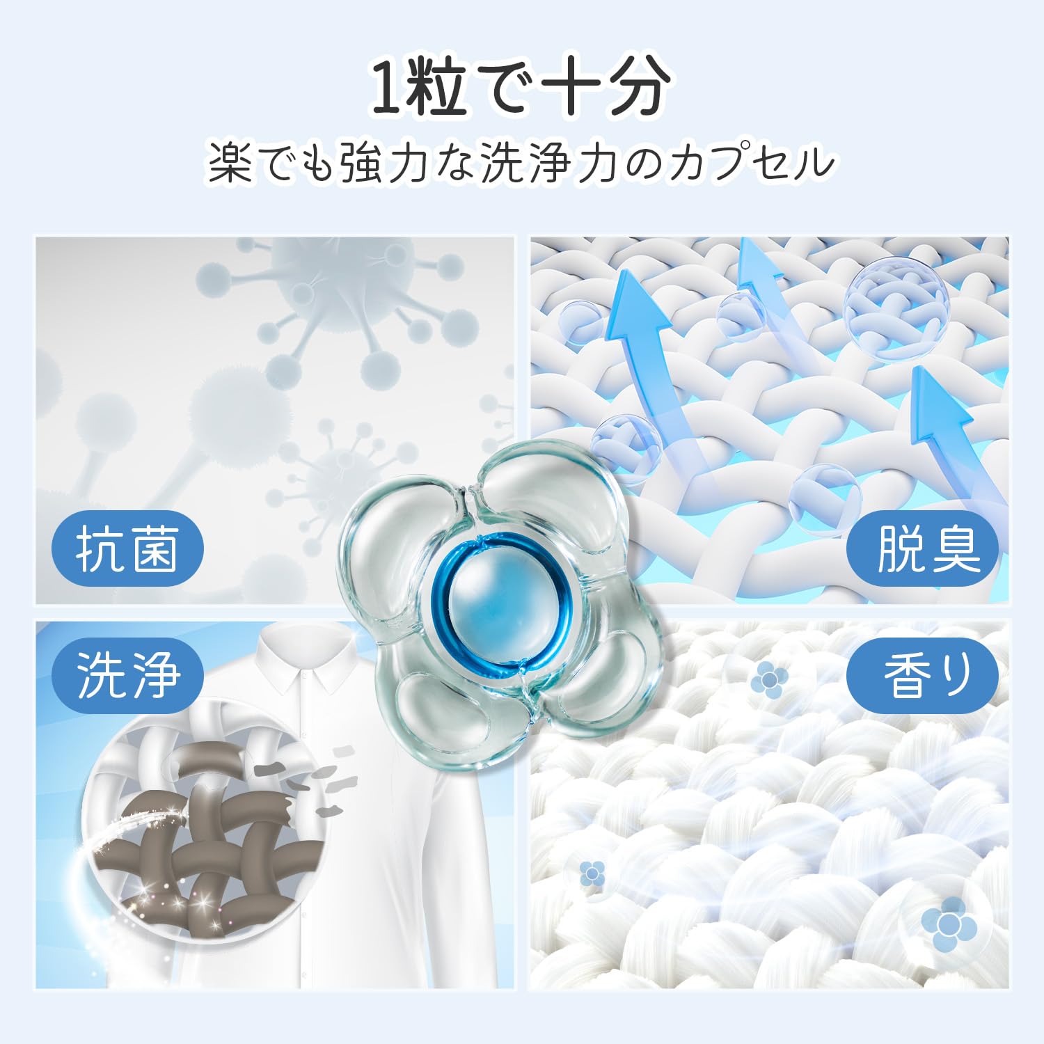 Amazon.co.jp: LAVOIR カプセル洗濯洗剤 アイリス&ピオニーの香り 30粒