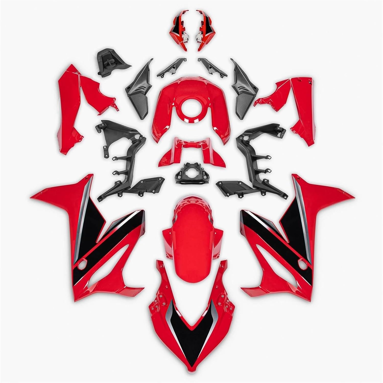 Fits Honda CBR650R 2021-2023 Complete Fairing Kit ABS Injection Mo Fits Honda CBR650R 2021-2023 Complete Fairing Kit ABS Injection Mo