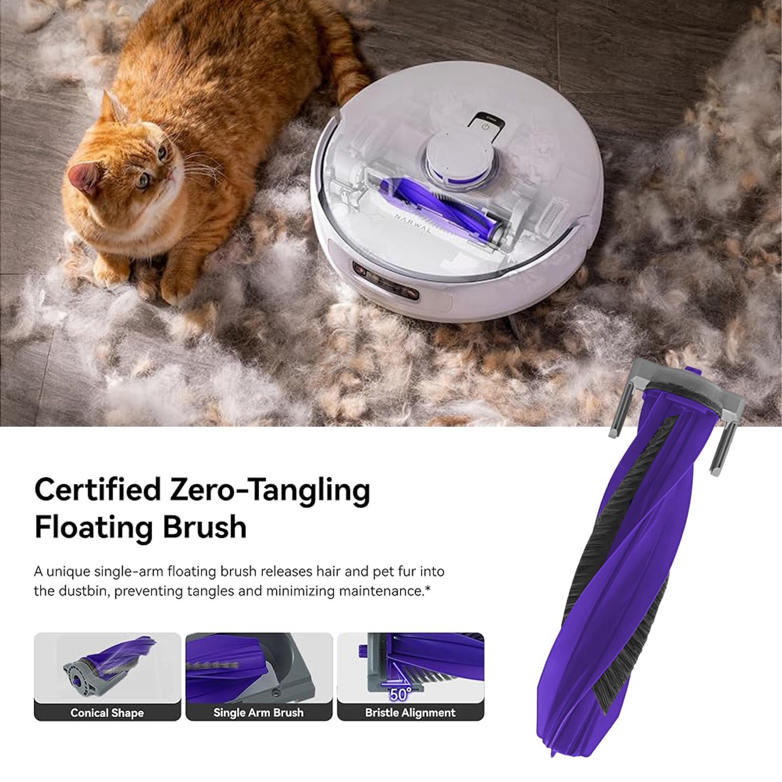 Voor Narwal Freo Z Ultra Vervangende Hoofd Zijborstel HEPA Filter Mop Pads Stofzakken Reserveonderdelen Acces