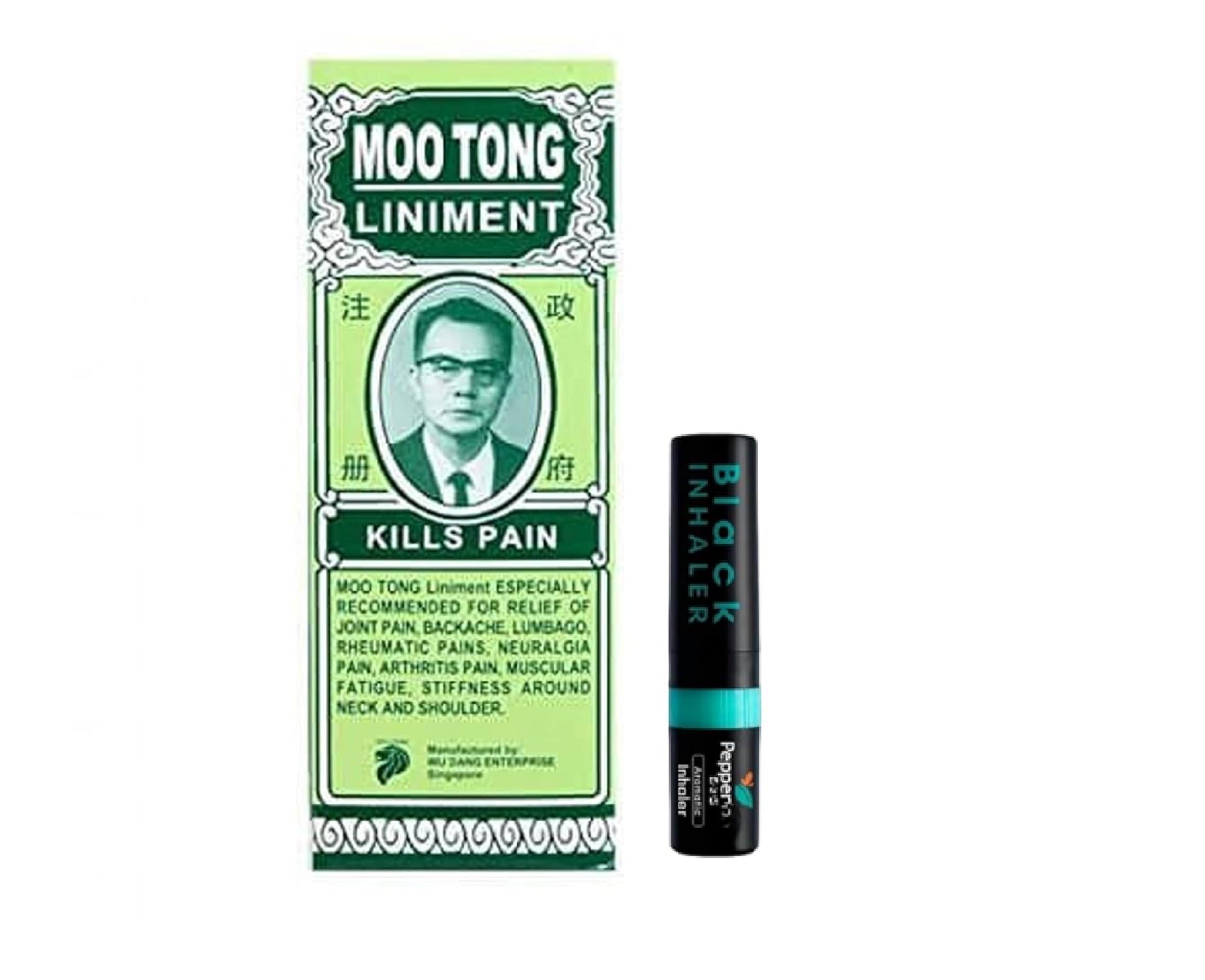 Hani Po™ Moo tong Liniment 60g + Pepepeermint black inhaler - 2 in 1 - Singapore ProductPain relief balm | Oil for elder women | Men Pain relief balm for adult | Pain relief oil for women | Mens | Pain relief balm for girls | boys - Imported Products-picture-13