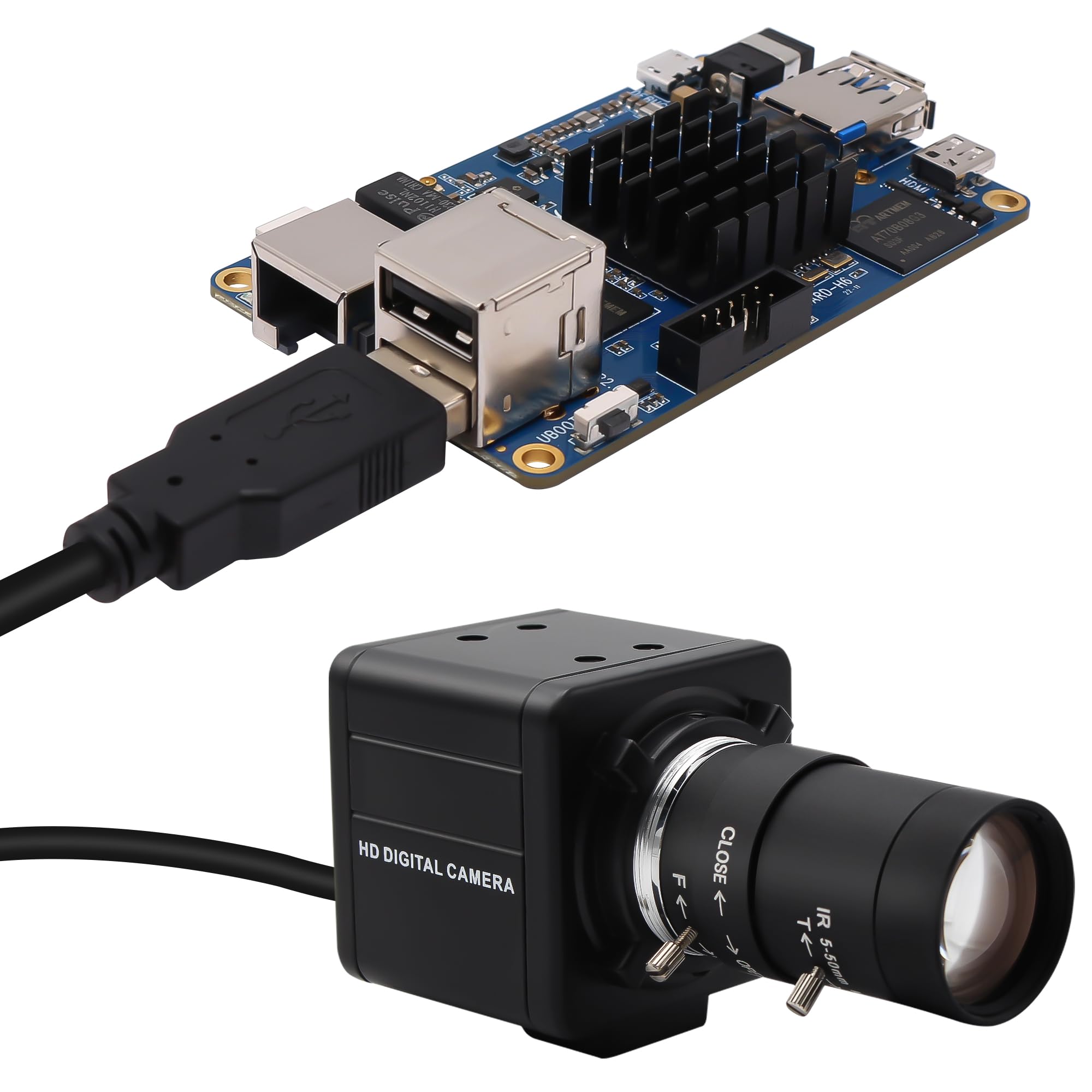 Amazon.co.jp: MMlove 8MP USBカメラ 高速 30fps 5-50mm 10X 光学