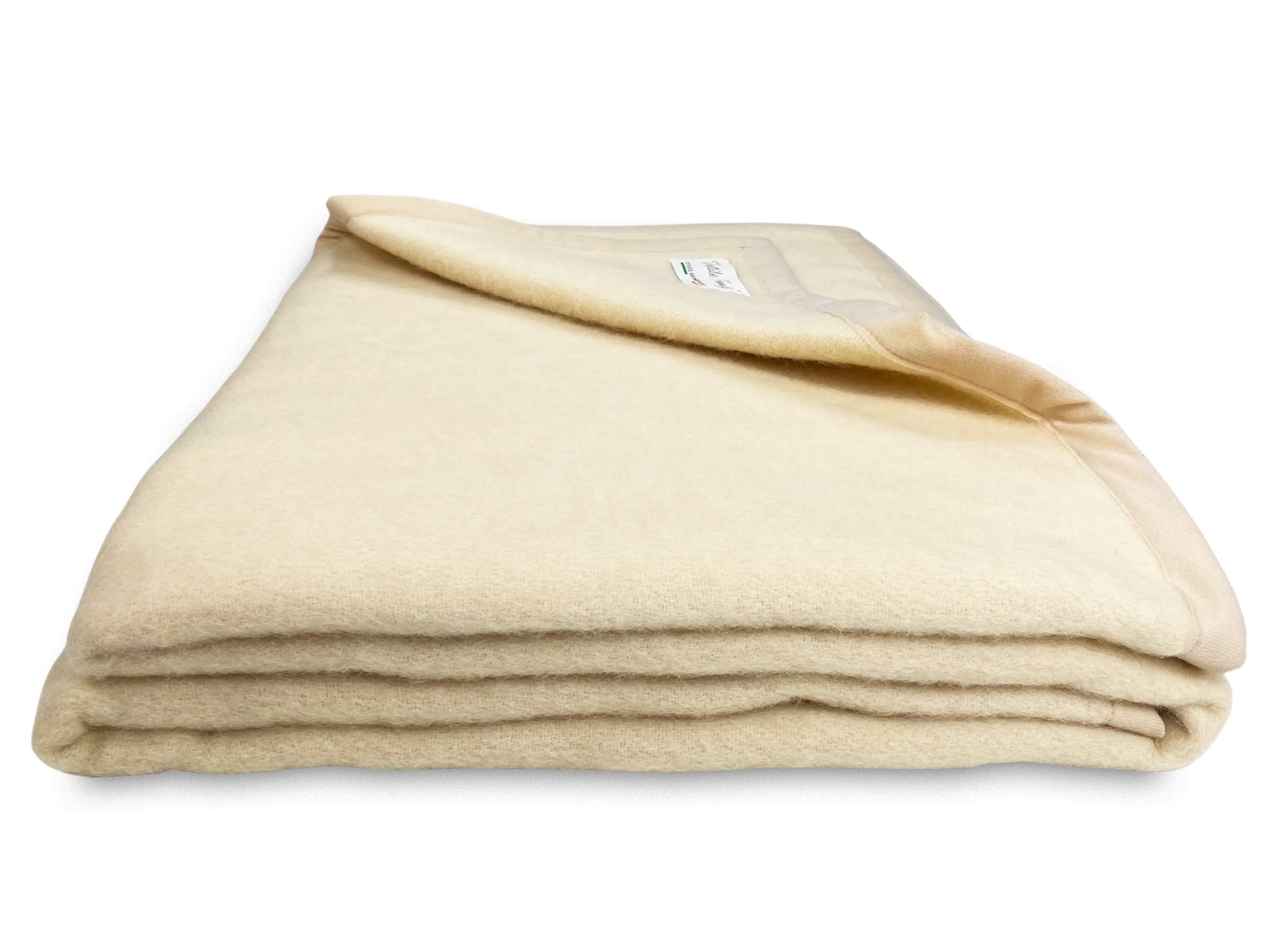 Tex family Manta ignífuga Spring antillama Peso Medio 1,0 Antifuego Clase 1 Homologada Made in Italy Beige - 1 plaza