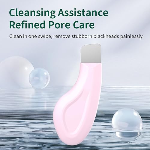 Miniatura 2 de Herramientas para quitar puntos negros, herramienta raspadora facial y espátula para limpieza de poros, nariz y removedor de sebo (rosa)