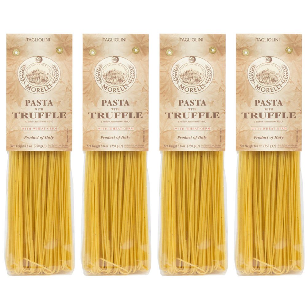 Morelli Truffle Tagliolini Italian Pasta - Gourmet Pasta - Handmade in Small Batches - Imported Ital