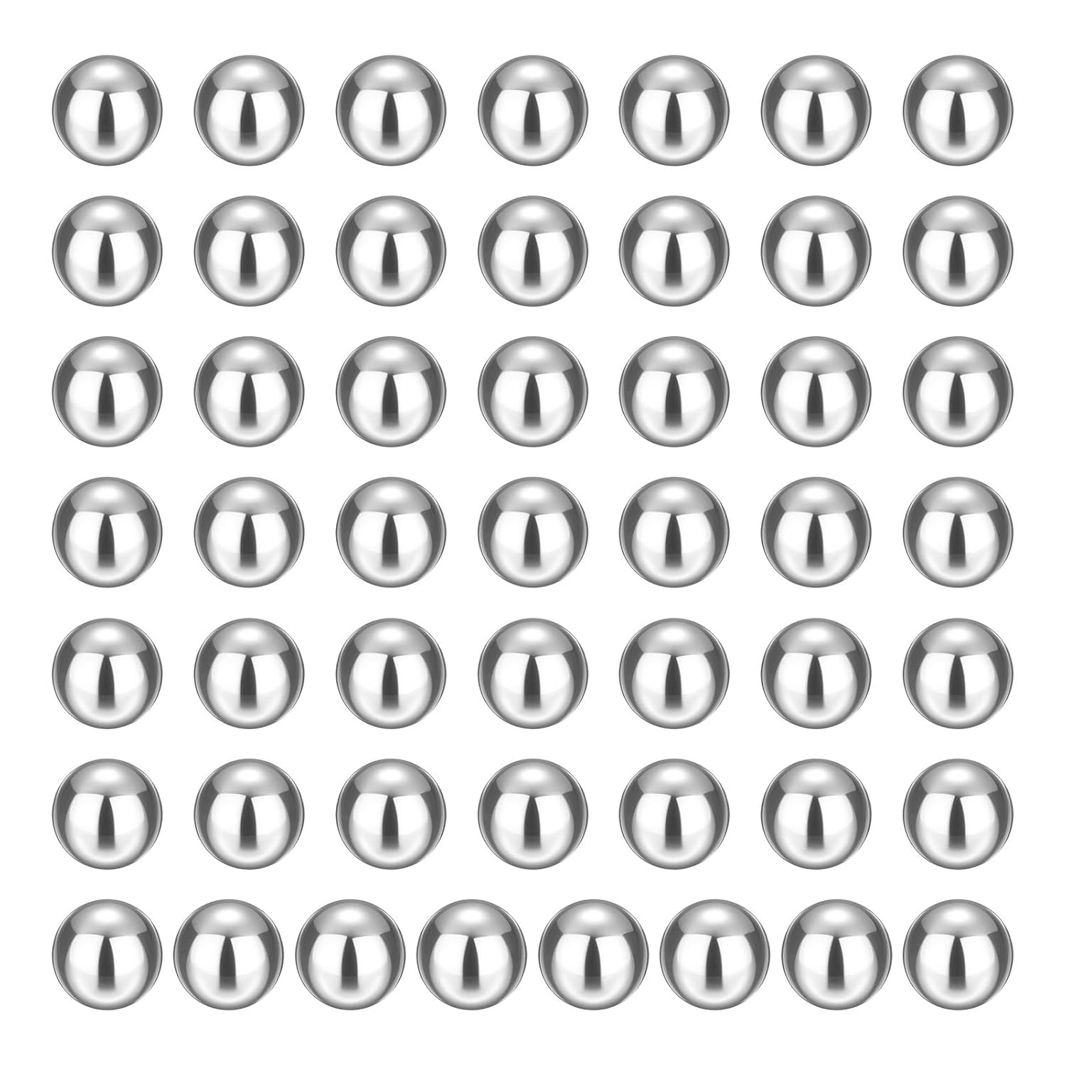 uxcell 200Pcs 9.525mm Bearing Balls, Solid Carbon Steel G1000 Precision Balls for Bearings Bicycles Casters Automotive Part and DIY (Mirror Polished)