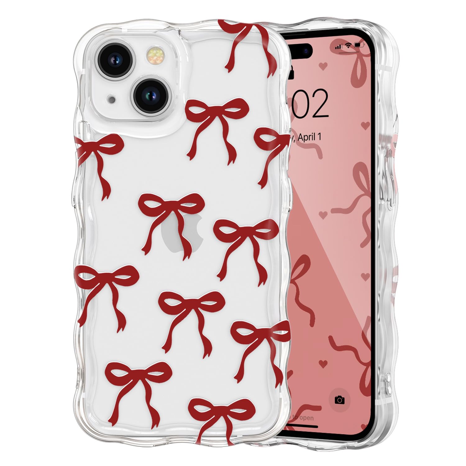 Housse nœud papillon protectrice iPhone 15 Plus contre les chutes et rayures - 8