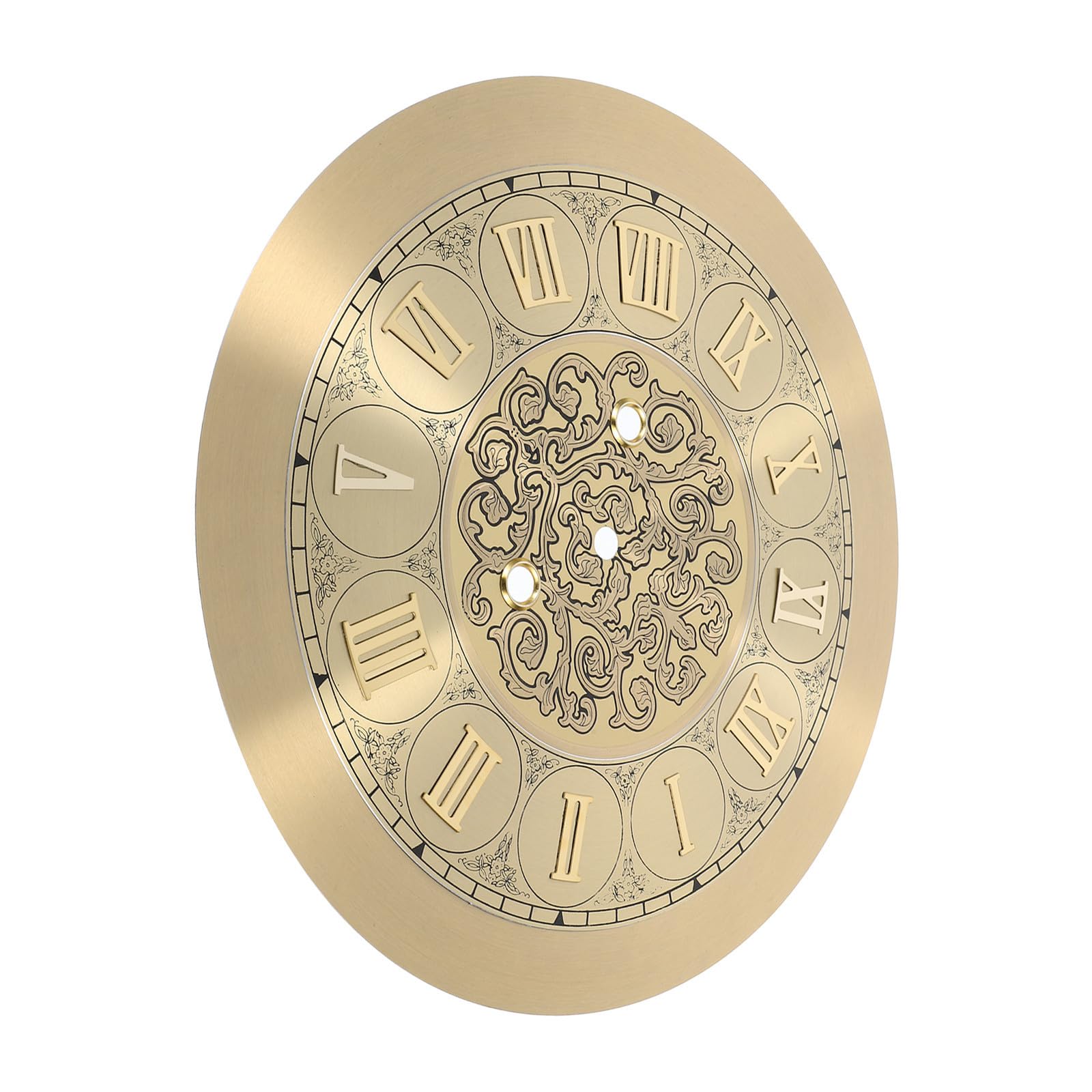 Esfera de reloj vintage de metal dorado para decorar tu hogar y oficina