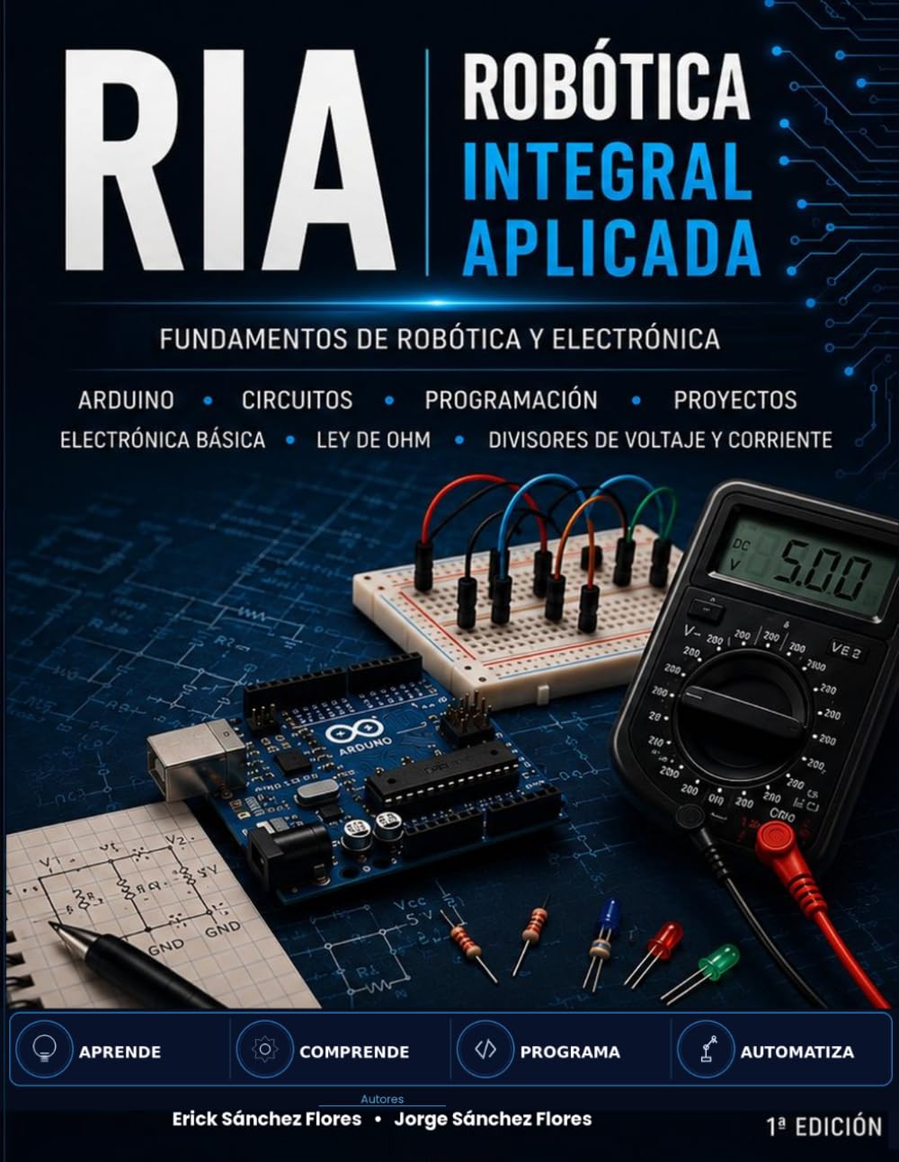 RIA · ROBÓTICA INTEGRAL APLICADA: FUNDAMENOS DE ROBOTICA Y ELECTRONICA: 1
