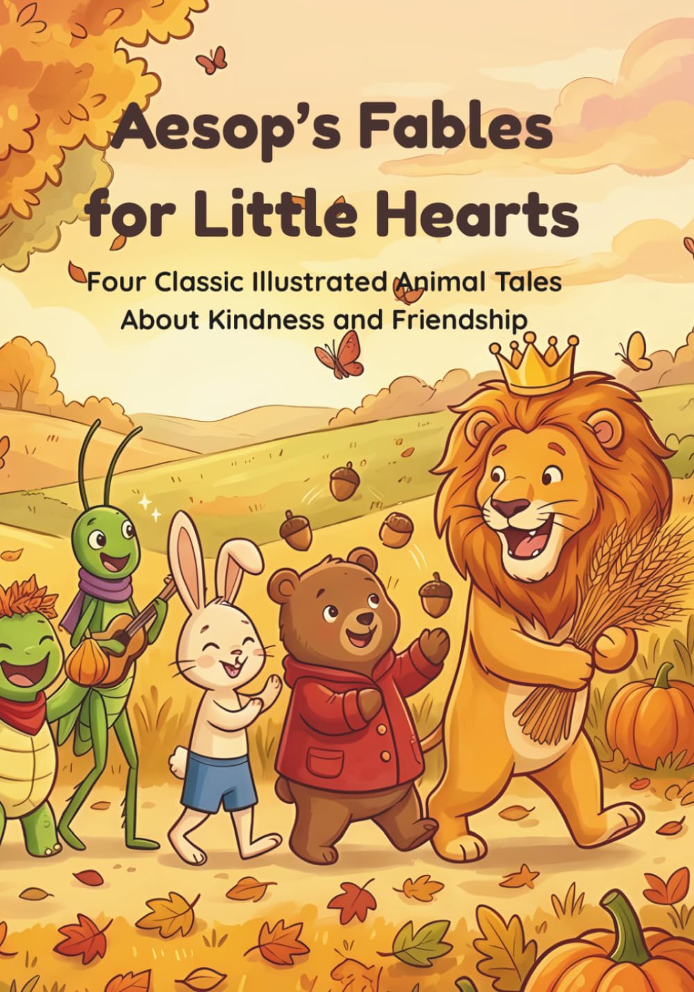 Aesop's Fables for Little Hearts: Four Classic Illustrated Animal Tales About Kindness and Friendship (Aesop's Fables for Little Hearts Collection)