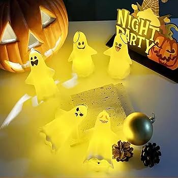 Amazon | JInShan直営店 ハロウィン 飾り おばけ 幽霊ライト