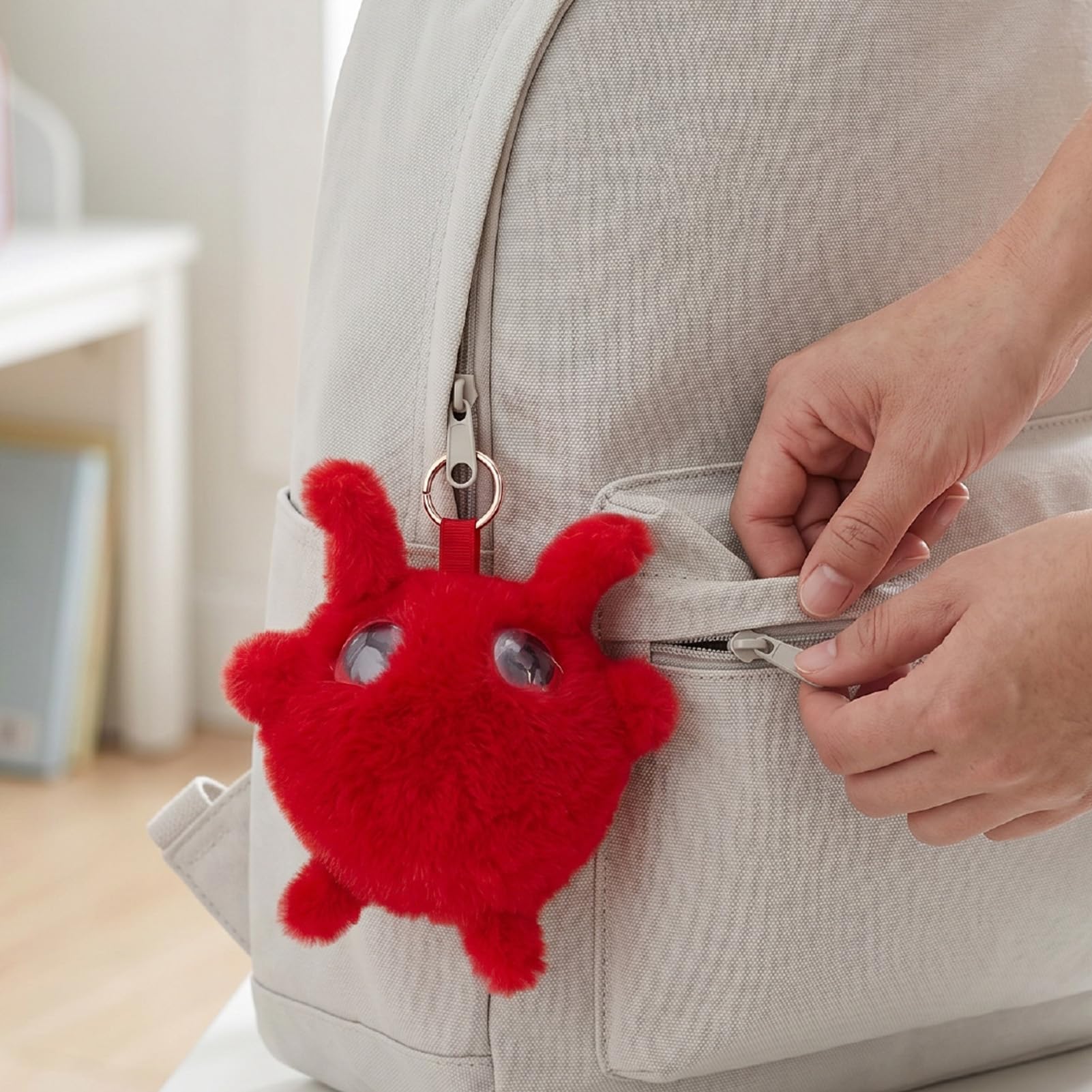 Tangxi Mascota Interactiva de Peluche con IA, Robot Parlante Interactivo Emocional Multilingüe, Compañero de Peluche para el Aprendizaje de Niños, Aplicaciones Compatibles