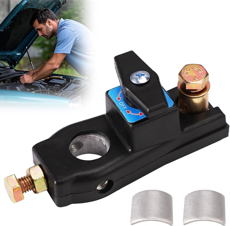 Chave Seccionadora de Bateria Lyreh 12 V/24 V para Carro, Caminhão, RV e Barco – 1 unidade