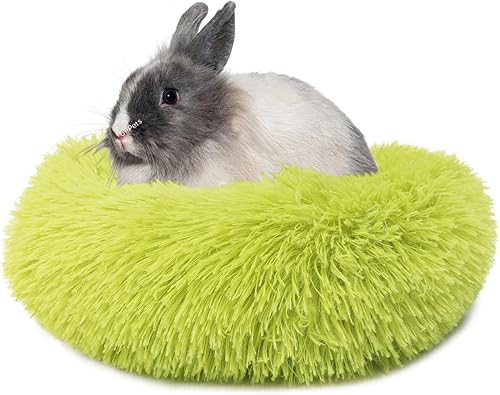 Miniatura 25 de Cama para perros pequeños, extra pequeña, lavable de 15 pulgadas, color beige dona, suave, para perros pequeños, calmante y antiansiedad, redonda,