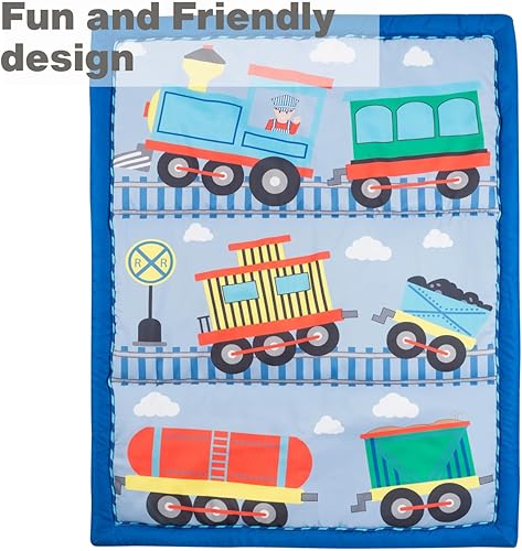 Miniatura 8 de EVERYDAY KIDS Juego de ropa de cama de 4 piezas para niños, incluye edredón, sábana plana, sábana bajera y funda de almohada reversible, Poliéster &