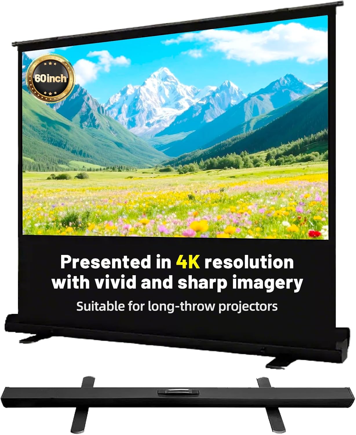 Pantalla de proyector portátil de 60 pulgadas 16:9