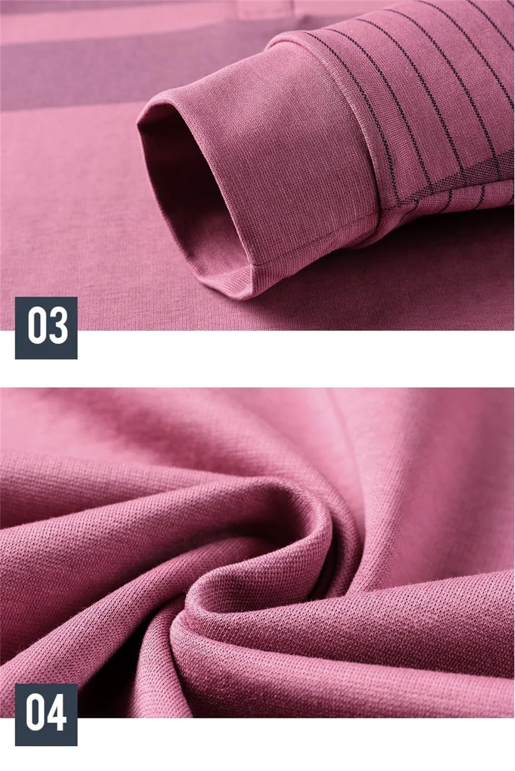 Rfmfkkg Polo casual a maniche lunghe da uomo, vestibilità regolare, a quadri, a maniche lunghe, da golf