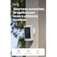 Ring Outdoor Camera 2K, Videocamera per esterni