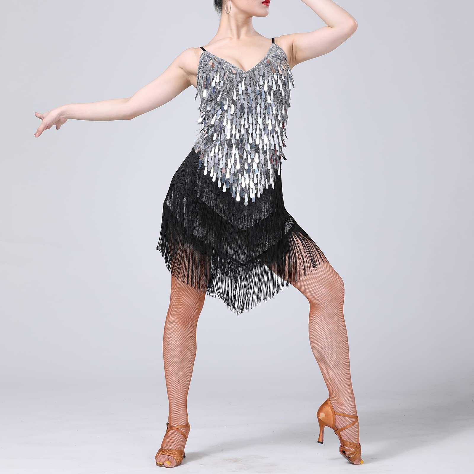 Vestito Da Ballo Per Competizioni Abito Da Ballo Latino Salsa Cha Cha Tango Costume Da Ballo Abito Abito Latino Per Sala Da Ballo