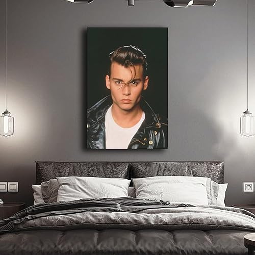 Miniatura 3 de Póster artístico de la película de comedia de Cry-Baby Johnny Depp y arte de pared, póster moderno para decoración de dormitorio familiar, 12 x 18