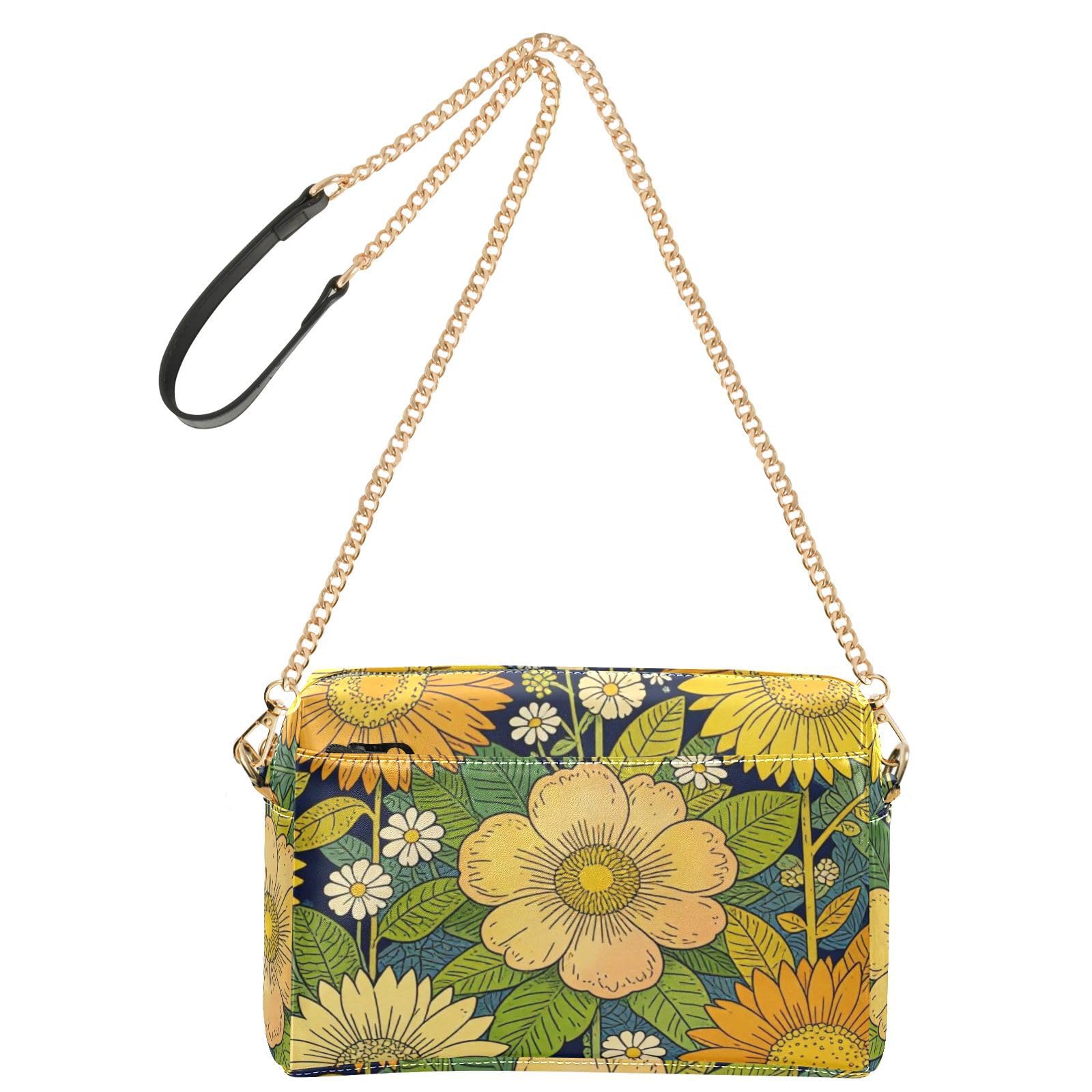 Bolso bandolera ligero con correa de cadena con capacidad de 2,5 L para