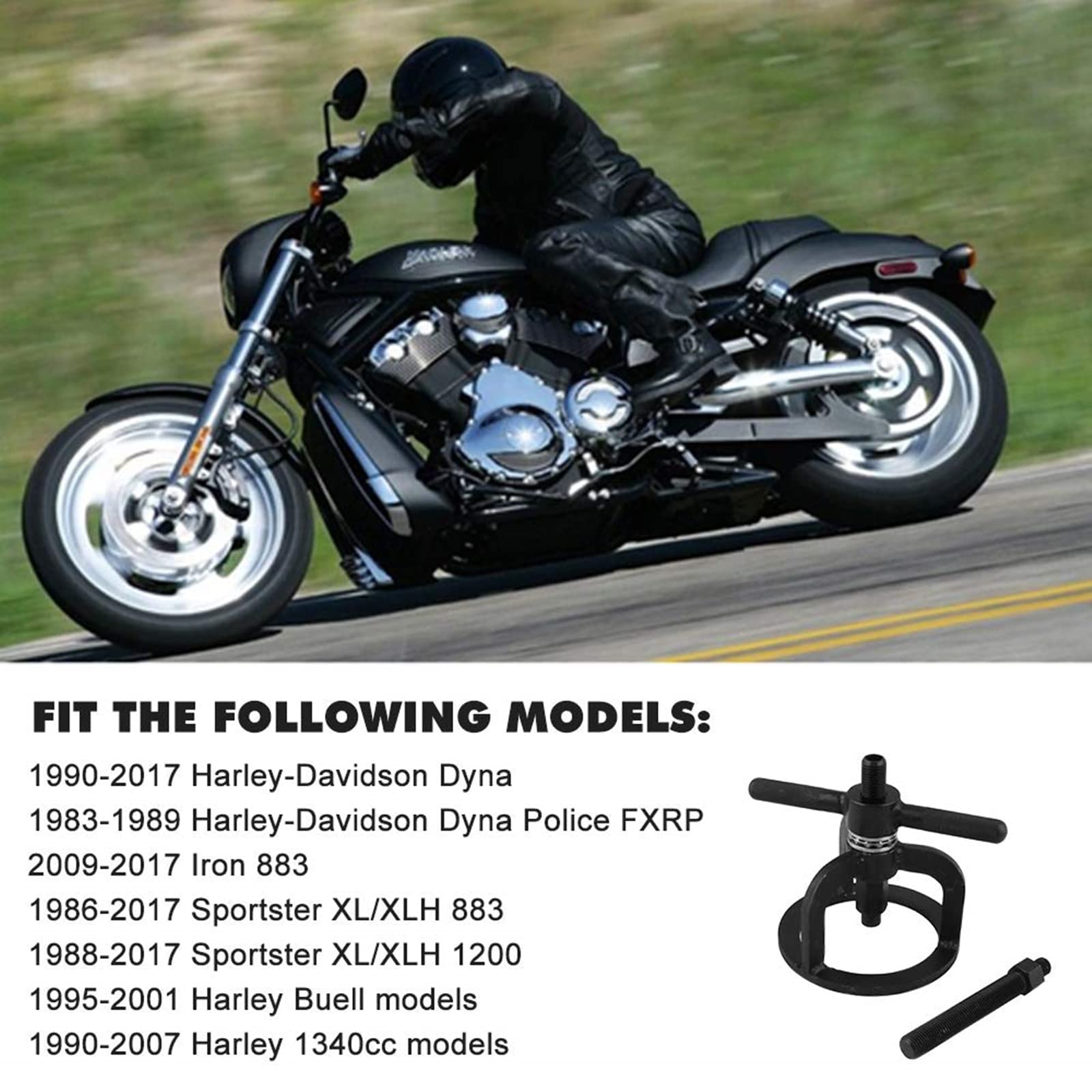 Sporacingrts Herramienta de compresión de compresor de Resorte de Embrague Compatible con Harley Touring Softtail