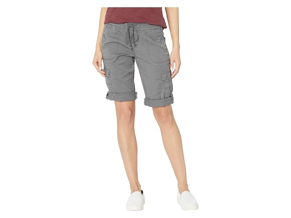 

UNIONBAY Finnley Convertible Skimmer Shorts (Light Galaxy Grey) Women's Shorts, Gray