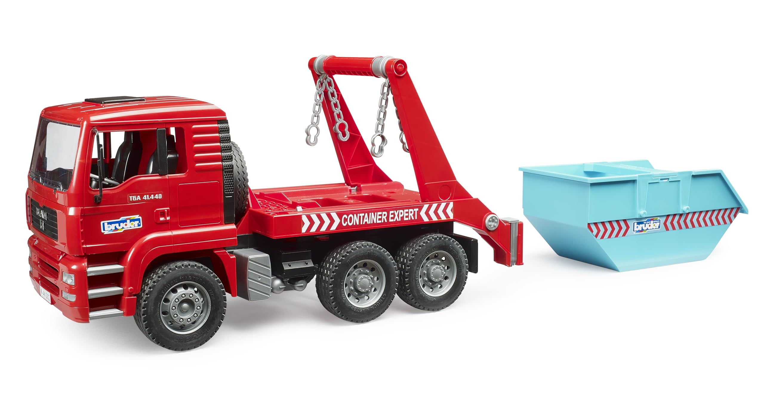 Bruder 02741 - Camión contenedor Man TGA - 1:16 Vehículos, Camiones, vehículos de construcción, Obras, Juguetes a Partir de 3 años