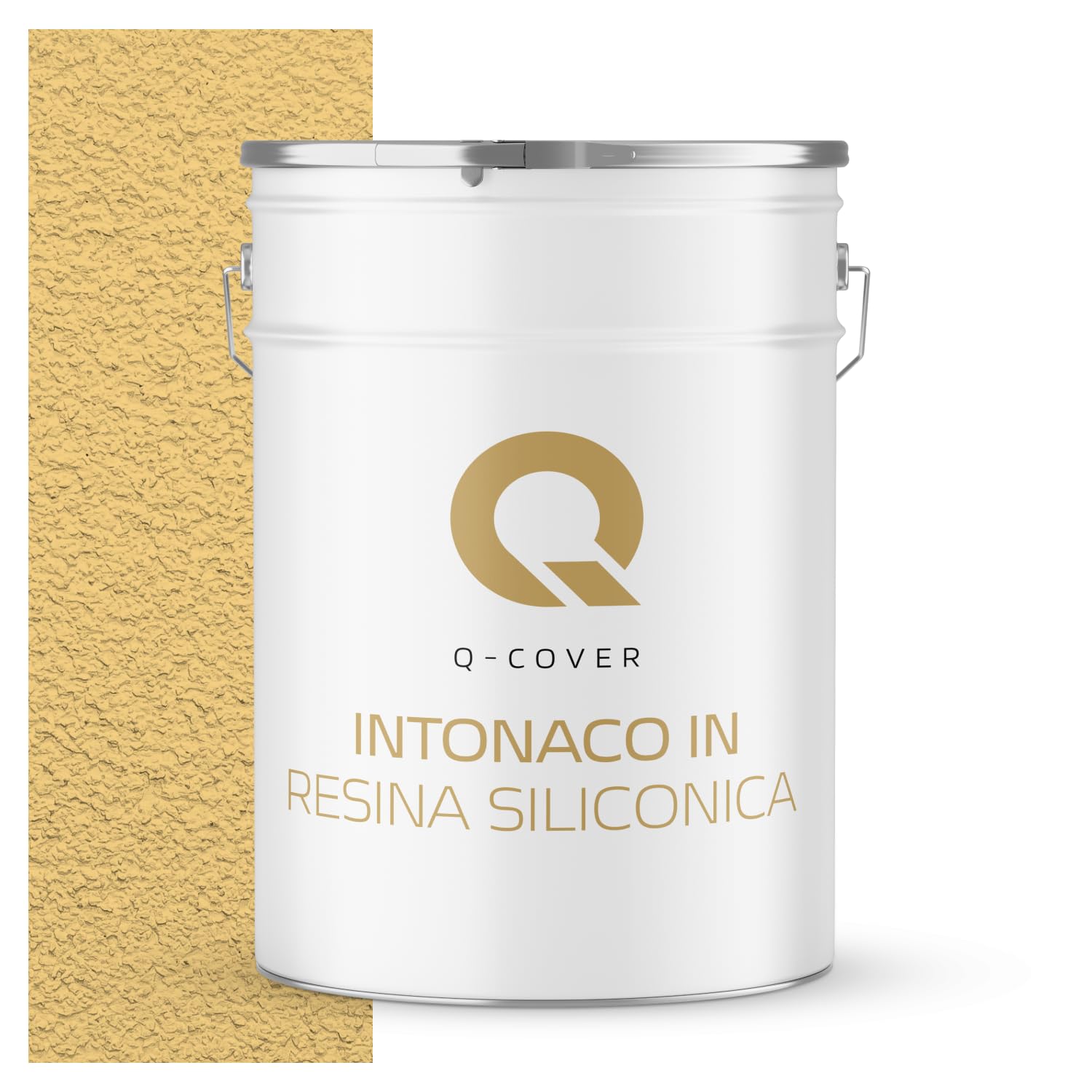 Intonaco In Resina Siliconica Giallo F645 25kg 1,5mm