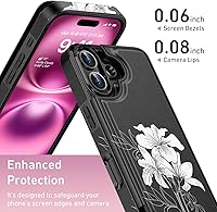 Vista 207 de LETO para iPhone 15 Pro Funda tipo cartera - Tapa tipo folio con patada - Diseños de moda - Tarjetero - Funda protectora para mujeres y niñas - 6.1
