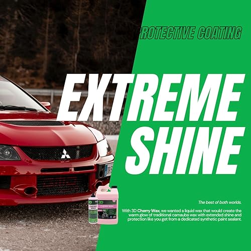 Miniatura 6 de 3D Cereza de cereza cera de carnauba con brillo profundo aspecto húmedo protección UV para colores de pintura oscura 16 onzas