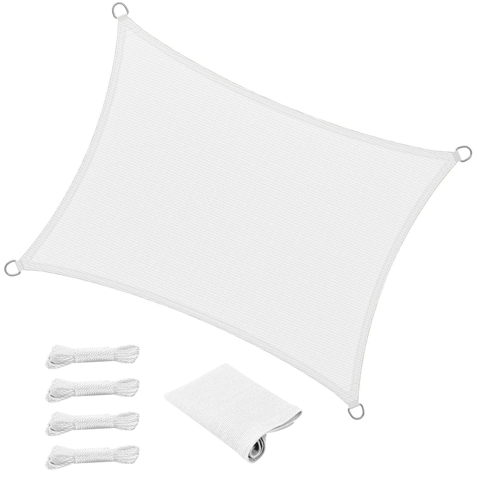 Voile d'ombrage coupe-vent contre la chaleur du soleil sur pergola