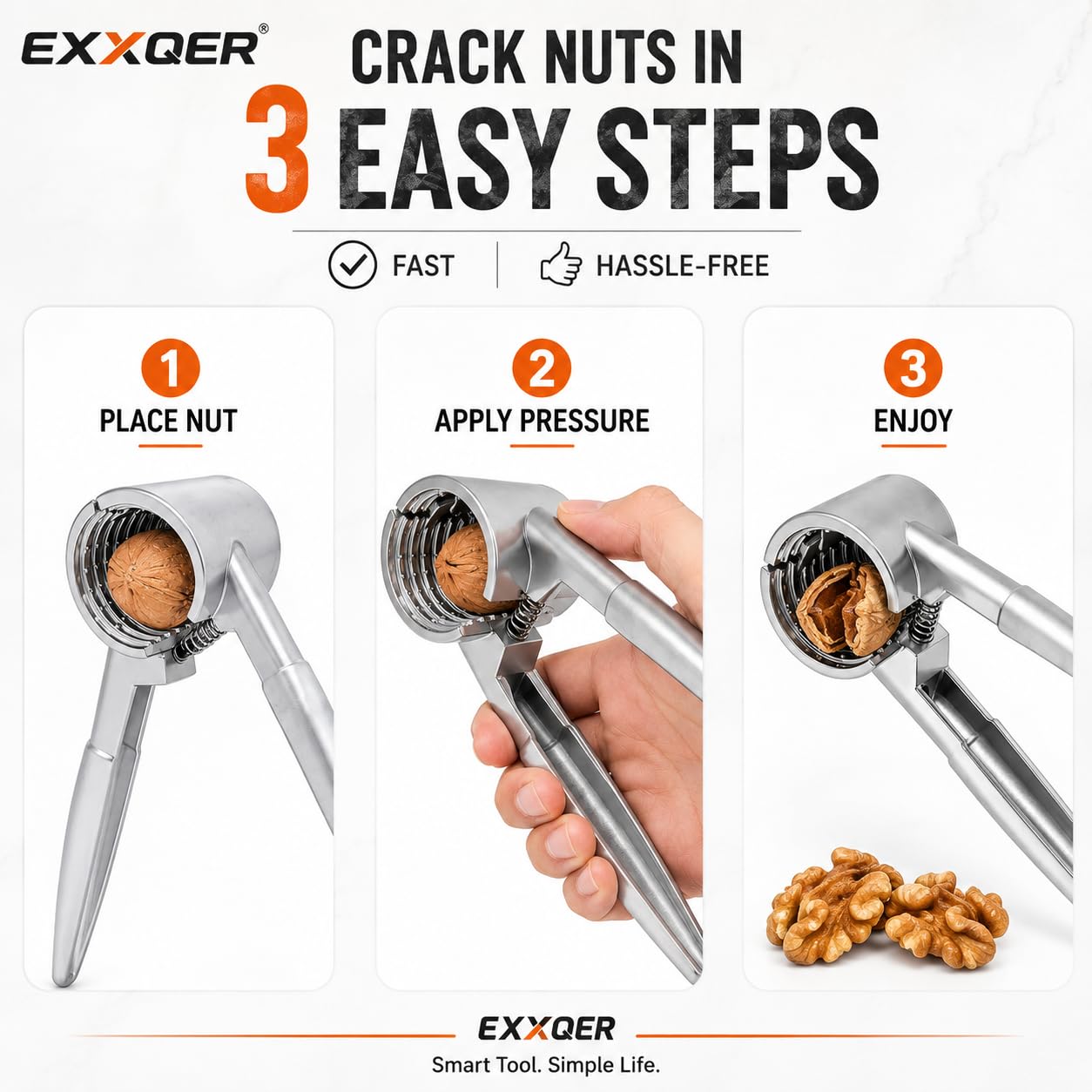 Heavy Duty Nutcracker - Walnut & Seafood Cracker -4