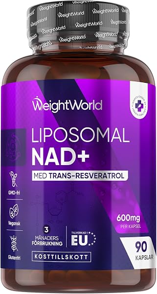 WeightWorld Liposomal NAD+ 600mg 90 Capsules