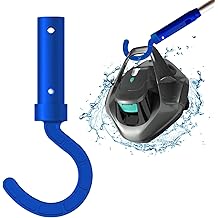 T&uuml;m Robotik Havuz Temizleyici i&ccedil;in Kanca, Keyrank Havuz Aksesuarları Kanca Havuz Vakum Robotu i&ccedil;in &Ouml;zelleştirilmiş Kablosuz, Yer ve Sualtı Dahil, Teleskopik Direklere Bağlar-Mavi