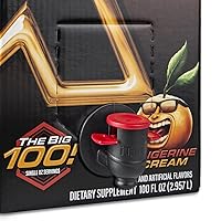 Vista 2 de XMODE Extra Strength Energy Shots on Tap - Sabor a mandarina, sin azúcar, 150 mg de cafeína por oz, B12, 100 porciones (1 onza), dispensador con 2