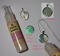 Vista 2 de Sakura Hobby 3D - Laca de cristal transparente de 2 onzas