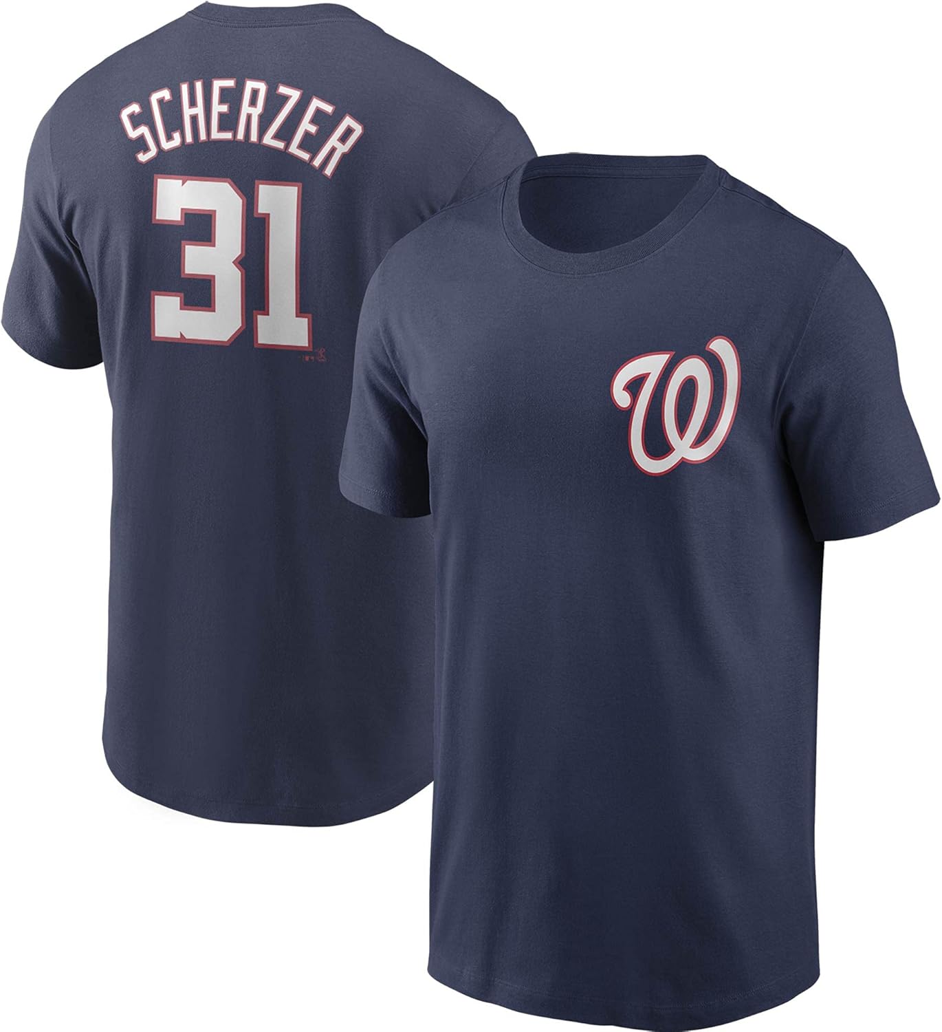 MLB Boys Youth 8-20 Team Color Official Player Name & Number T-Shirt
