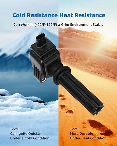 Vista 2213 de ECCPP DG500 6 bobinas de encendido con 6 bujías de iridio 3951 para Ford para Mazda para Mercury 500 Freestyle para Mariner Taurus Escape Tribute